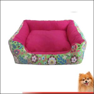 Wholesale Best dog beds for large dogs Canvas fabric dog beds with flower printed China manufacturer from china suppliers