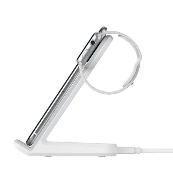 Travel 2 In 1 Fast Standing Wireless Charger For Apple Watch / Ipad Tablets
