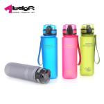 Colorful 500ML Sports Custom Made Drink Bottles With Dust Cover Matte For Girls