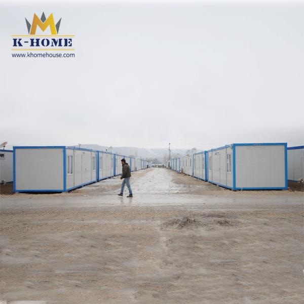 Low Cost Steel Structure Prefab Sandwich Panel House Construction Site Dormitory