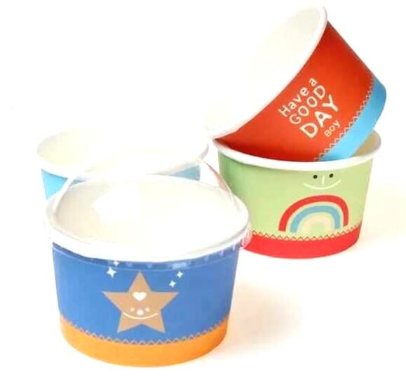 summer icecream shop paper ice cream cup/container,7 oz ICEcream paper cup made in china,Biodegradable Cups Icecream Pap