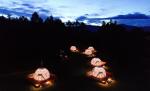 Luxury 16 Feet Diameter Glamping Dome Tent For Camping