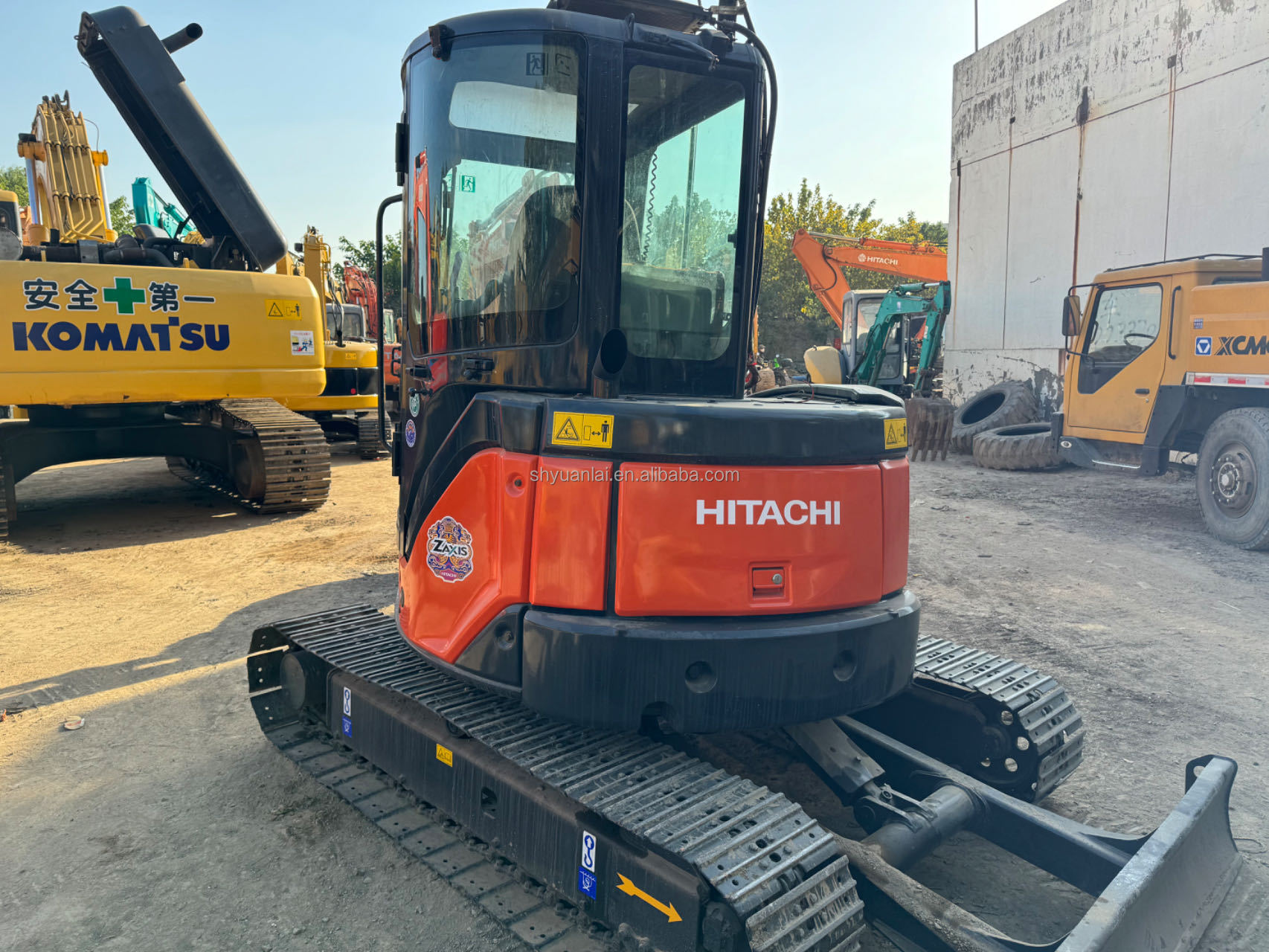 Original Second-hand Hitachi ZX50U Hydraulic Crawler 5ton Excavator with ISUZU Engine