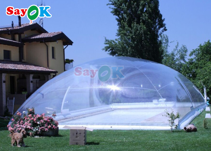 Customized Outdoor Enclosures Inflatable Swimming Pool Tent Cover Inflatable Pool Dome Covers