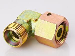 Wholesale Elbow DIN Hydraulic Fittings Reducer Tube Adapter With Swivel Nut 2C9 / 2D9 from china suppliers