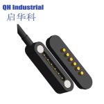 Support customization magnetic phone charger 6 pin pogo pin usb charging cable