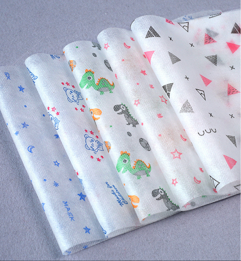 Printing Non-Woven Fabric with Multi-Color Options Disposable Anti-Static Spun-Bonded