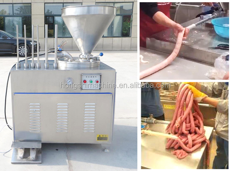 5.5kw Meat Sausage Filling Tying Machine Production Line High Capacity