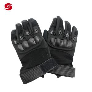 Wholesale Police Army Military Tactical Protective Training Duty Full Finger Anti-Slip Anti Riot Cut Resistant Work Gloves from china suppliers