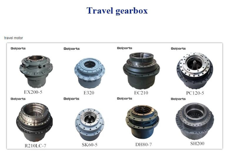 Excavator Final Drive HD450 HD450-5 Electric Motor Gearbox Ratio Gear Travel Reduction