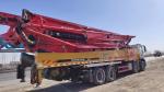 61.1m Vertical Reach Semi-Dry Shotcrete Concrete Pump Truck Installed in