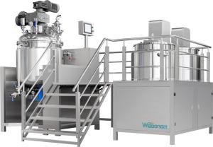 Wholesale 2.2KW PLC Control Cosmetic Emulsifier Mixer 1 Year Warranty from china suppliers