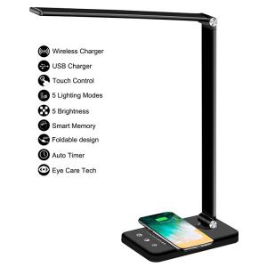 Wholesale Desk Lamp Aluminum 5W QI Wireless Charging Pad from china suppliers