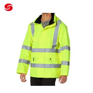 Wholesale Rip Stop Military Outdoor Equipment Waterproof Windproof Safety Rain Jacket from china suppliers