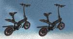 Mini Adult Fold Up Electric Bike , Economical Lightweight Electric Powered