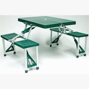 Wholesale General Outdoor Portable 4 Seats Camp Suitcase Folding Picnic Table for Courtyard Good from china suppliers