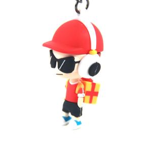 Wholesale Custom Design Anime Character Soft Touch PVC Rubber Key Chain, PVC Figure Pendant Key Chain Pendant Anime Gift from china suppliers