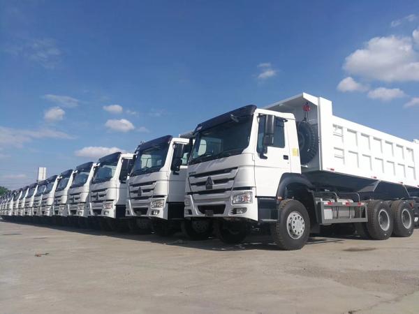Tire Design Tubeless 10 Wheeler 6*4 Tipper Trucks Used Truck HOWO Second Hand