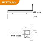 Kitchen Surface Mounted LED Strip Lights Wardrobe Cabinet Induction Strip A2109