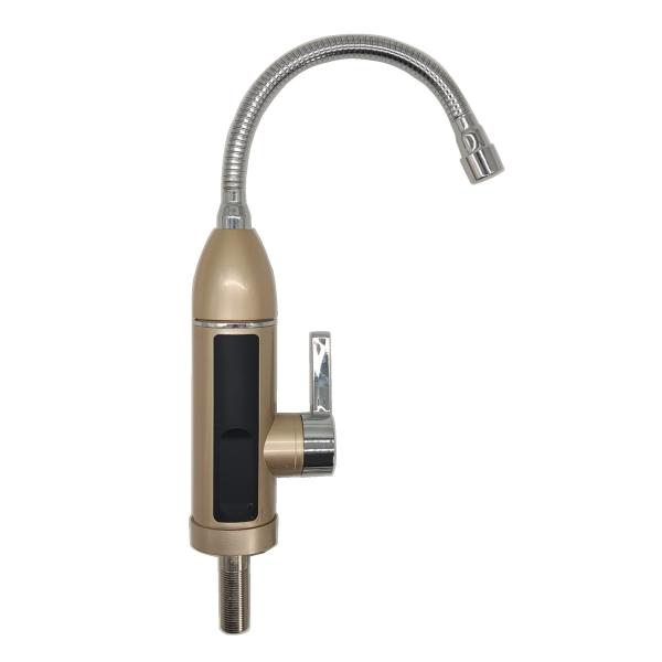 Digital Control Kitchen Hot Water Tap RoHs Single Handle Faucet 220V
