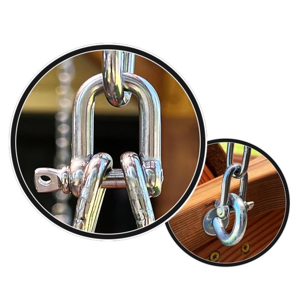 Hot Selling Stainless Steel Fastener 304/316 Rigging Hardware Lifting Anchor Shackles for Marine Hardware Shackles