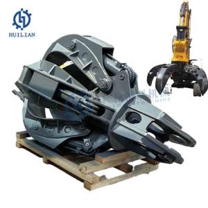 Wholesale 360 Degree Rotation Excavator Hydraulic Orange Peel Grab Steel Scrap Grapple For 24ton 30ton 36ton Excavator from china suppliers