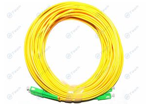 Wholesale Durability ≤0.2dB SC APC Fiber Jumper , Single Mode Duplex Fiber Optic Cable from china suppliers