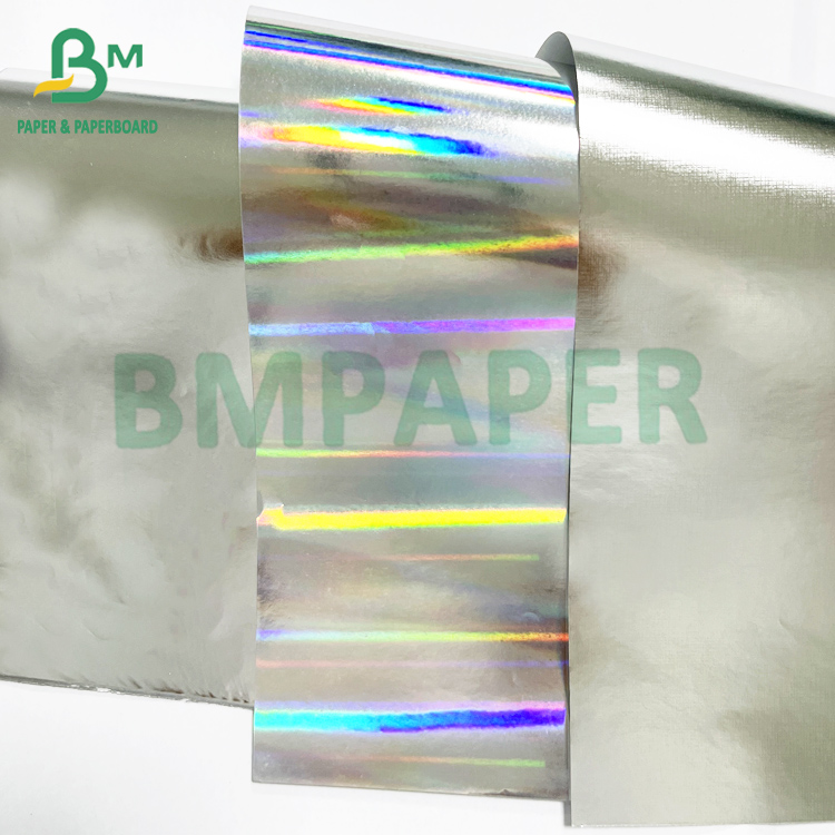 Label Printing Excellent Wet Strength Silver Coated Metailzed Paper