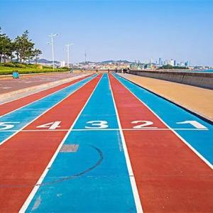 Wholesale Environmentally Eco Sports Flooring Recycled Spray Coat System IAAF from china suppliers