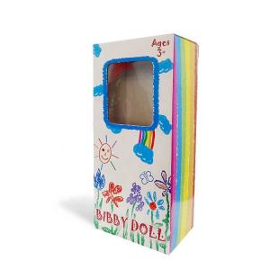 China Corrugated Kids Toy Gift Box With Plastic Window 2mm Thickness Magnetic Toy Box on sale