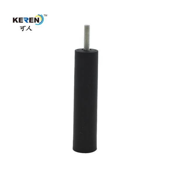 KR-P0308 Smooth Black Plastic Furniture Feet For Sofa Strong Load Bearing Reduce