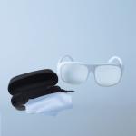 Clear Lens Er Laser Light Protection Glasses 2780nm White 52 Frame