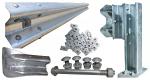 C Section Galvanized Steel Post Road Traffic Safety W Beam Guardrail Use