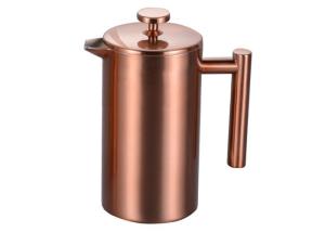 Wholesale Double Wall Metal French Press 27oz / 34oz Copper French Press Coffee Maker from china suppliers