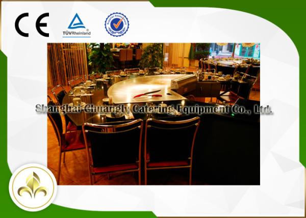 Induction / Electric Teppanyaki Table Hibachi Japanese Grill With Ventilation