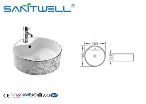 Wholesale AB8002 Ceramic Art Basin Bathroom vanity sink above counter top from china suppliers