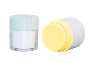 Wholesale Double Layer Airless Pump Cosmetic Cream Jars For Baby Skin Care Packaging from china suppliers