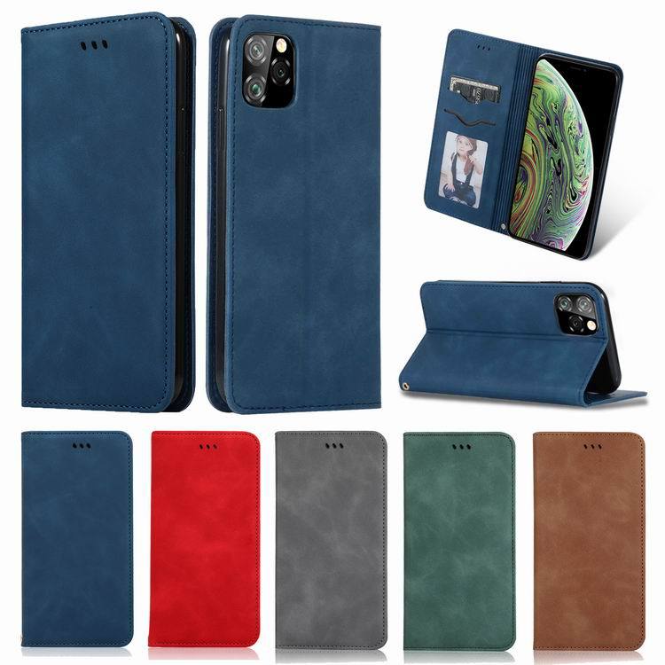 iPhone 13 Pro Max Original Magnetic Wallet Flip Cover with Card Slot and PU Leather