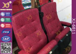 Wholesale Custom Metal Frame Floor Fixed Standing Movie Theater Chairs With Armrest from china suppliers