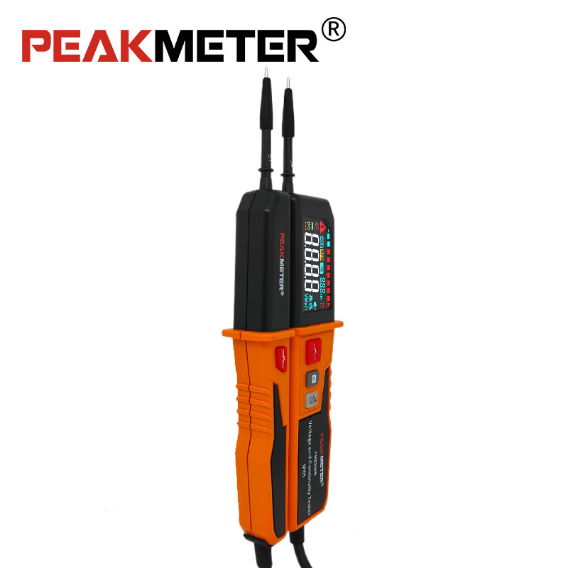 IP65 Waterproof Digital Voltage Tester Dustproof Rating Durable for Industrial