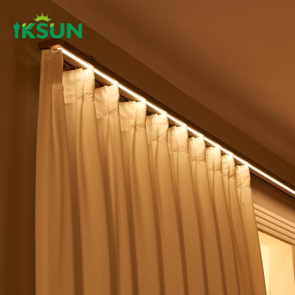 Industrial Tracklight Curtain Rail System Aluminium Led Light Track For Living Dorm Room