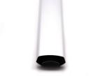 Industrial Extrusion Aluminum Flat Profile , Oval Aluminum Tube