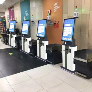 Wholesale Android Self Cashier Machine Kiosks Checkout Self Pay Cash Register from china suppliers