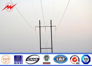Wholesale 33kv Transmission Line Galvanised Steel Poles For Power Distribution ISO Approval from china suppliers