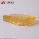 Aluminum Yellow Hot Melt Packaging Tape Solid Adhesive TPR-7350