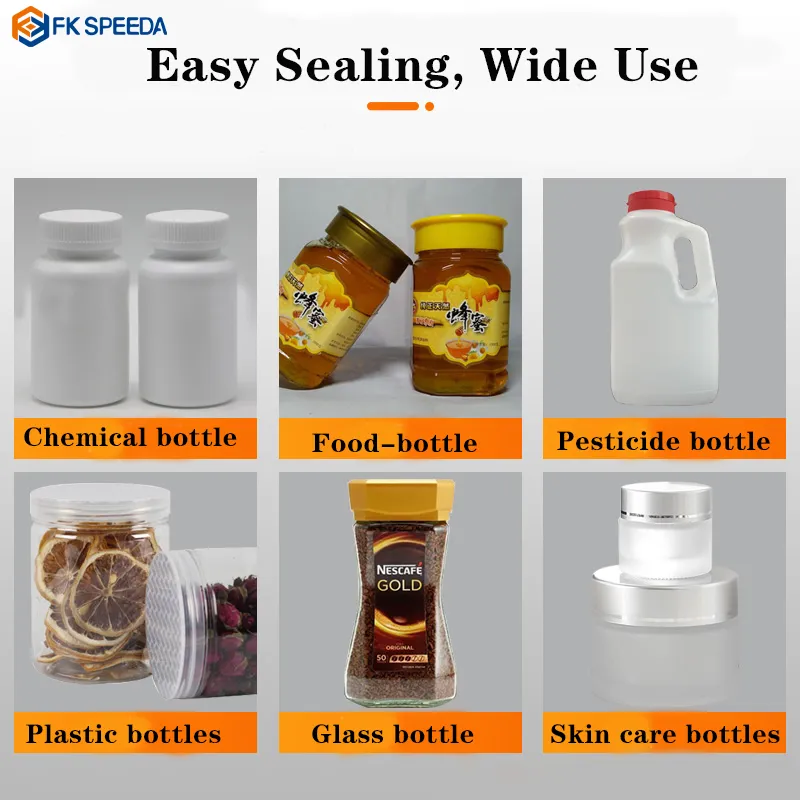 Aluminum Cap Box Film Oil Electromagnetic Induction Aluminum Foil Lid Sealing Machine