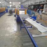 0.4-0.7mm Metal Steel Roof Rain Gutter Roll Forming Machine PPGI GI Building