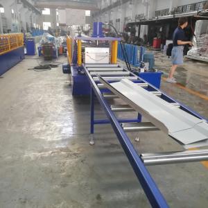 Wholesale 0.3-0.8 Mm Thickness Ppgi Color Steel Velley Gutter Roll Forming Machine from china suppliers