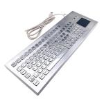SUS304 Desktop Industrial Keyboard With TouchPad F7-TP-C Industrial IP65
