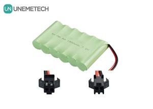 Wholesale 7.2V NiMH Battery Packs 1800mAh Nickel Metal Hydride Batteries For Remote Control Vehicle from china suppliers